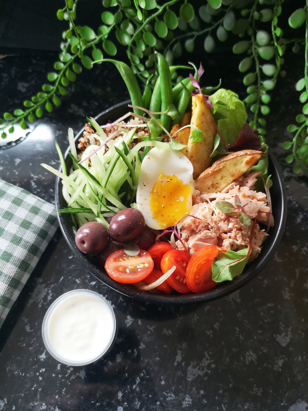 Tuna Niciose Salad Bowl. 