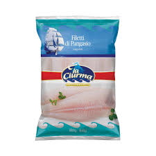 Breco Seafoods Frozen Raw Pangasius Fillets 800gr