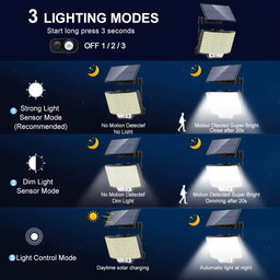 328 LED solar light