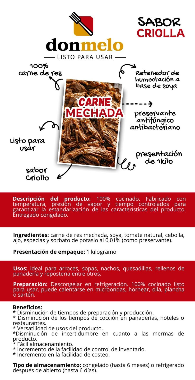 Carne Mechada Criolla Don Melo +iva_1