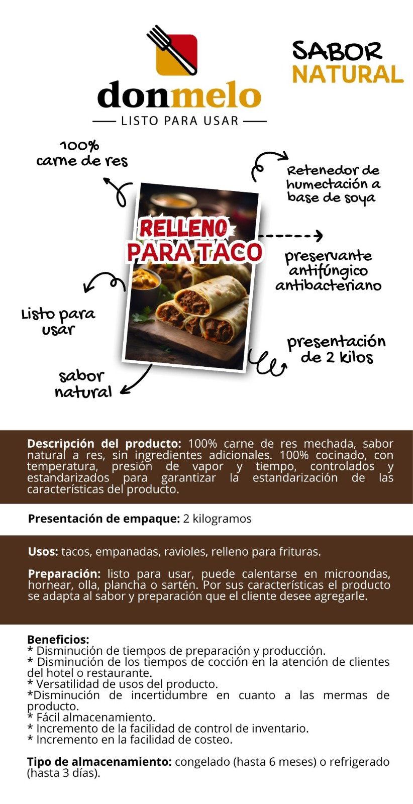  Relleno Para taco Don Melo +iva_1