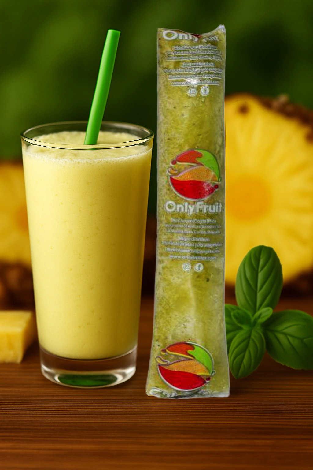 Batidos de Piña Albahaca 💯 Naturales +iva_0