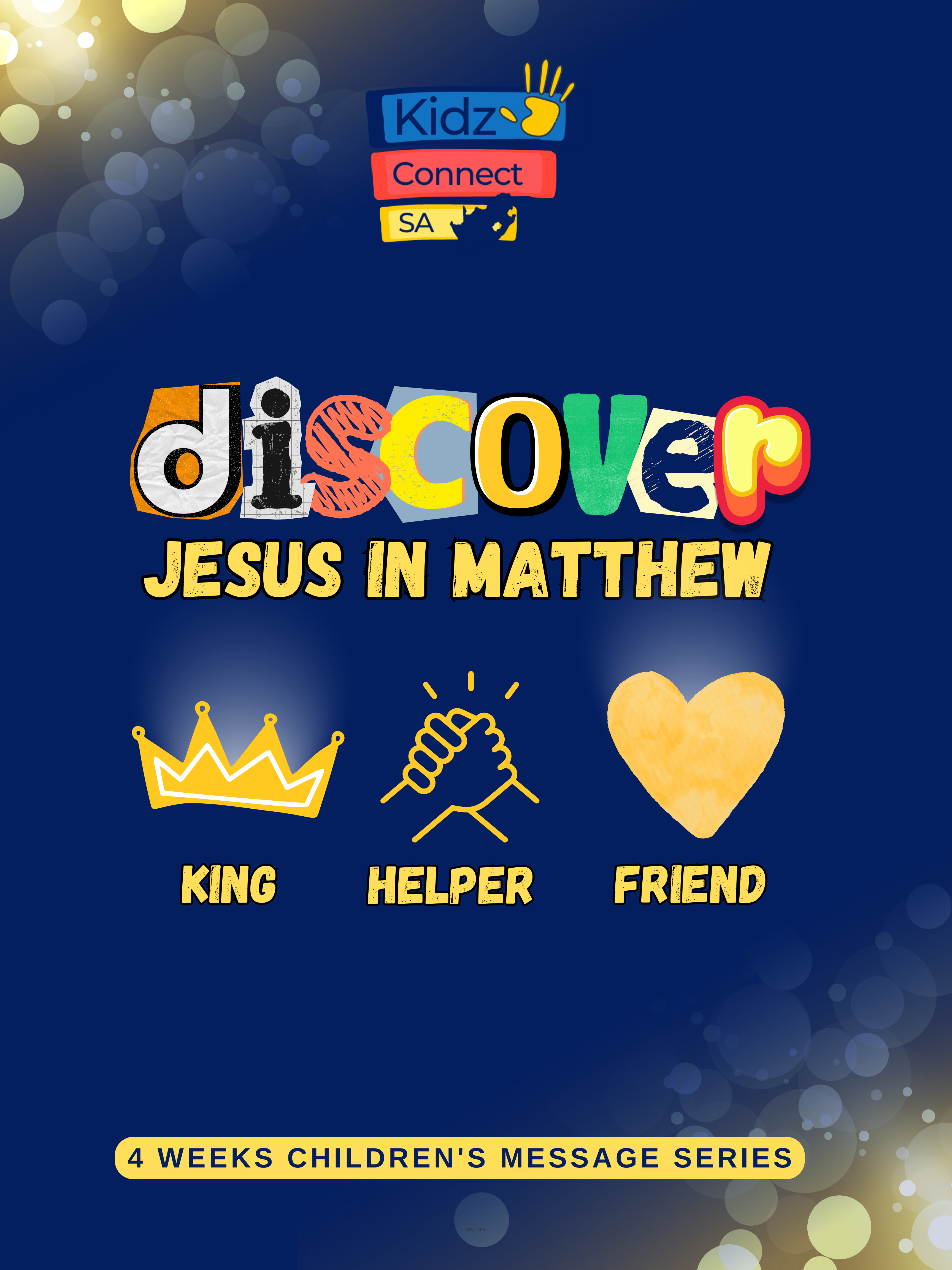Discover Jesus in Matthew – 4 Weeks of Primary School Lessons for Children's Church