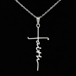Crossed Name Necklaces