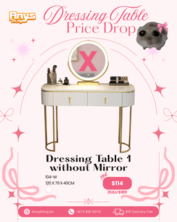 Dressing Table 1 with Mirror (Code: 105)