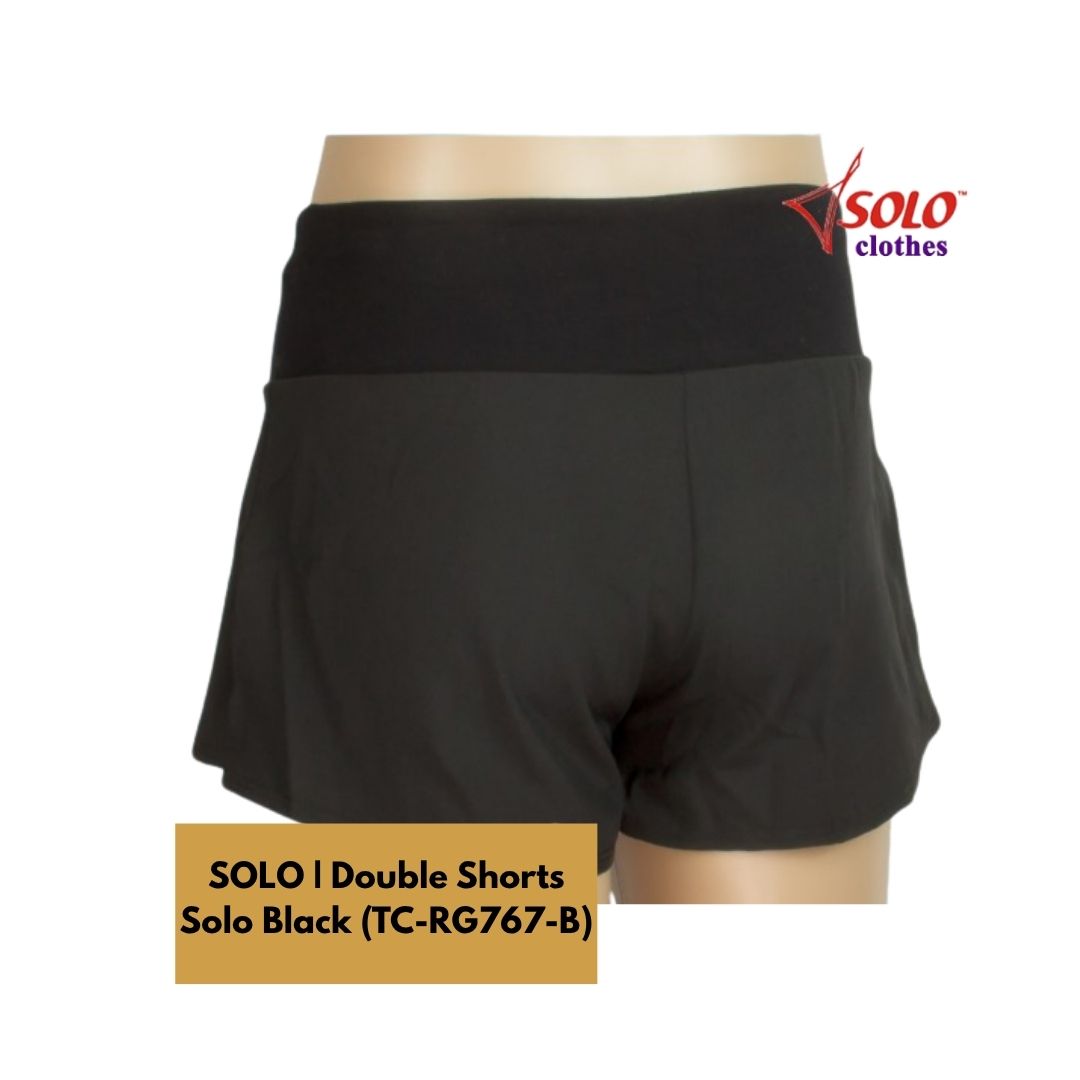 SOLO |  Double Shorts Solo Black_1