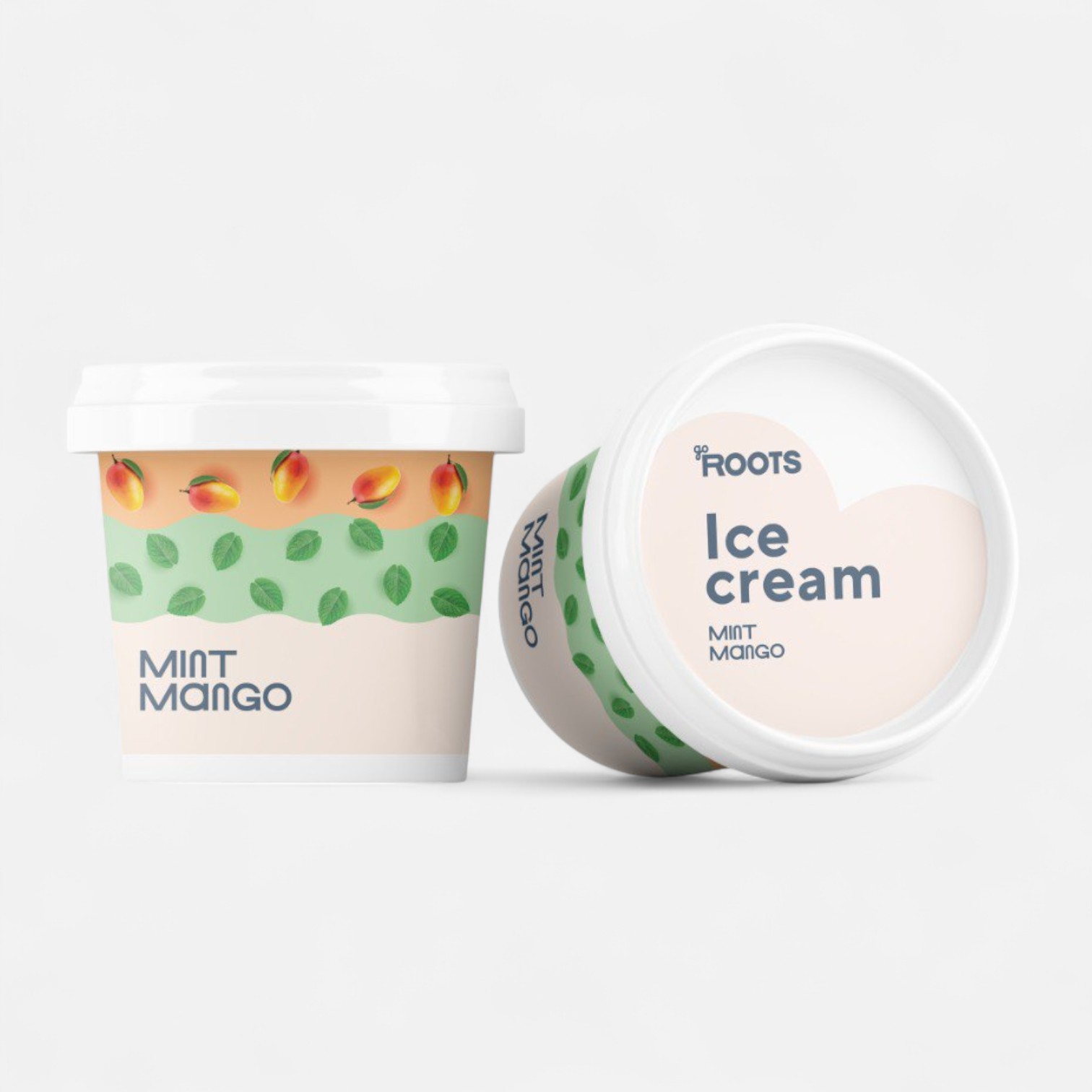 Roots Mango-Mint Ice Cream 75g_0