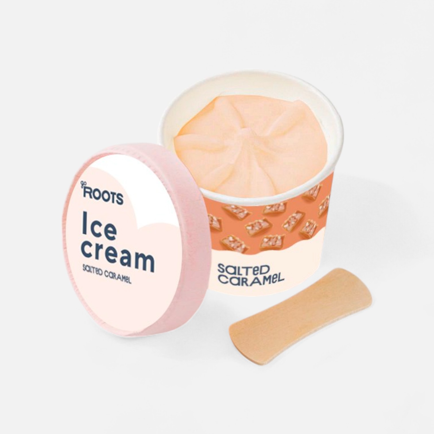Roots Salted Caramel Ice Cream 85g_0