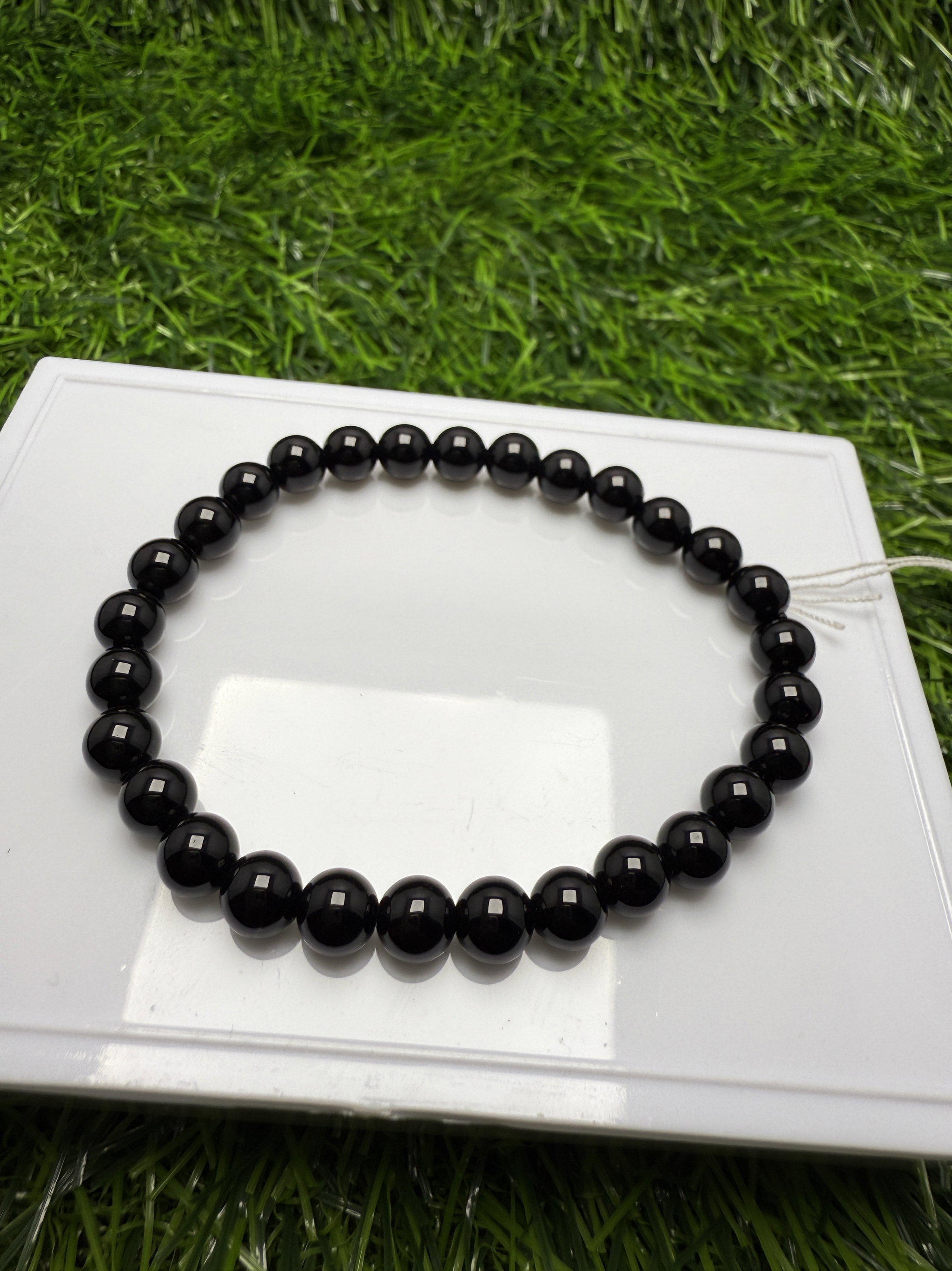 Natural Black Onyx Bracelet_1