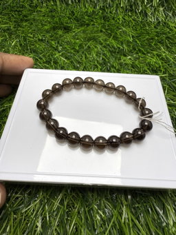 Natural smoky quartz bracelet 