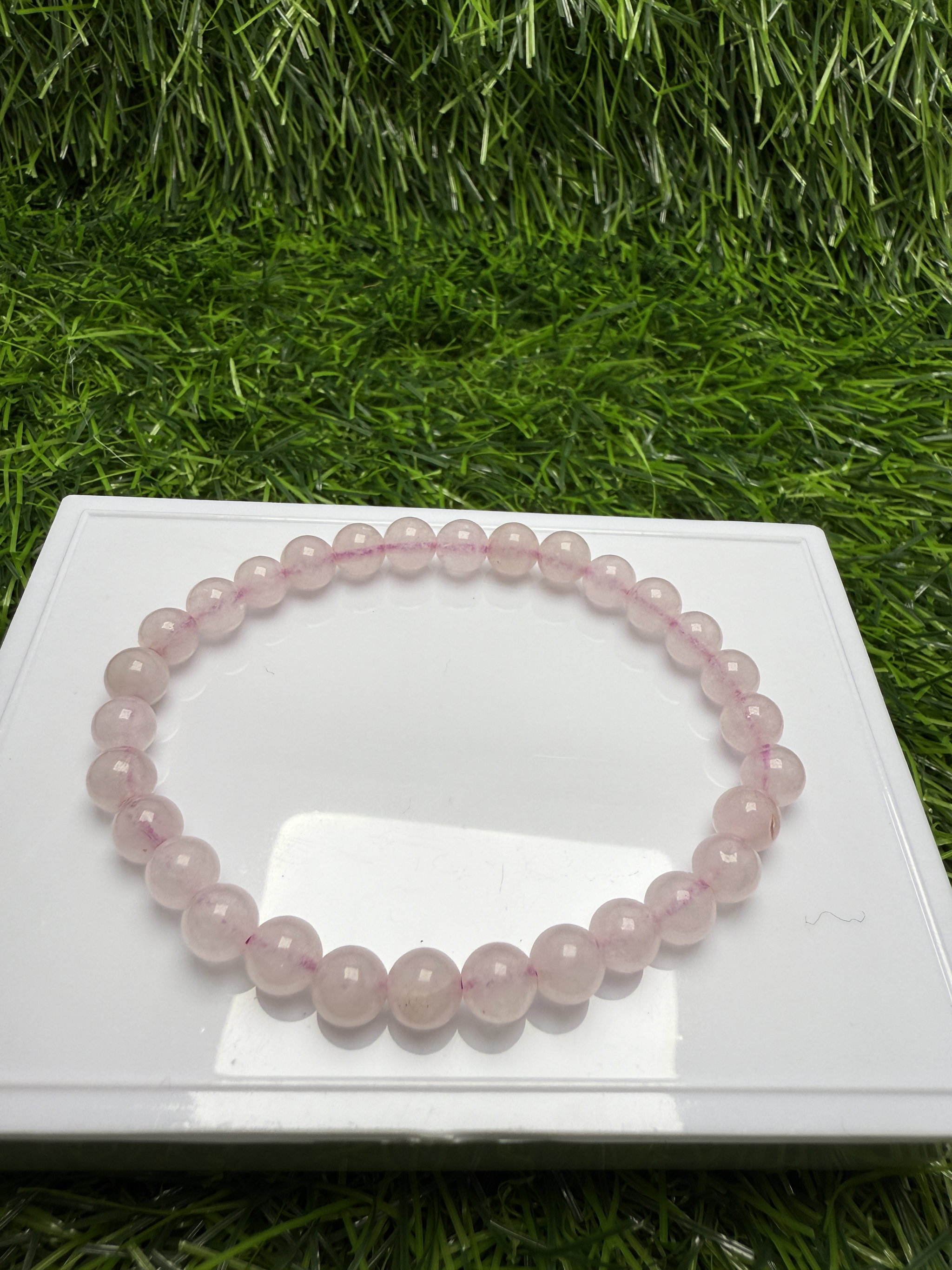 Natural Rose quartz Bracelet _1