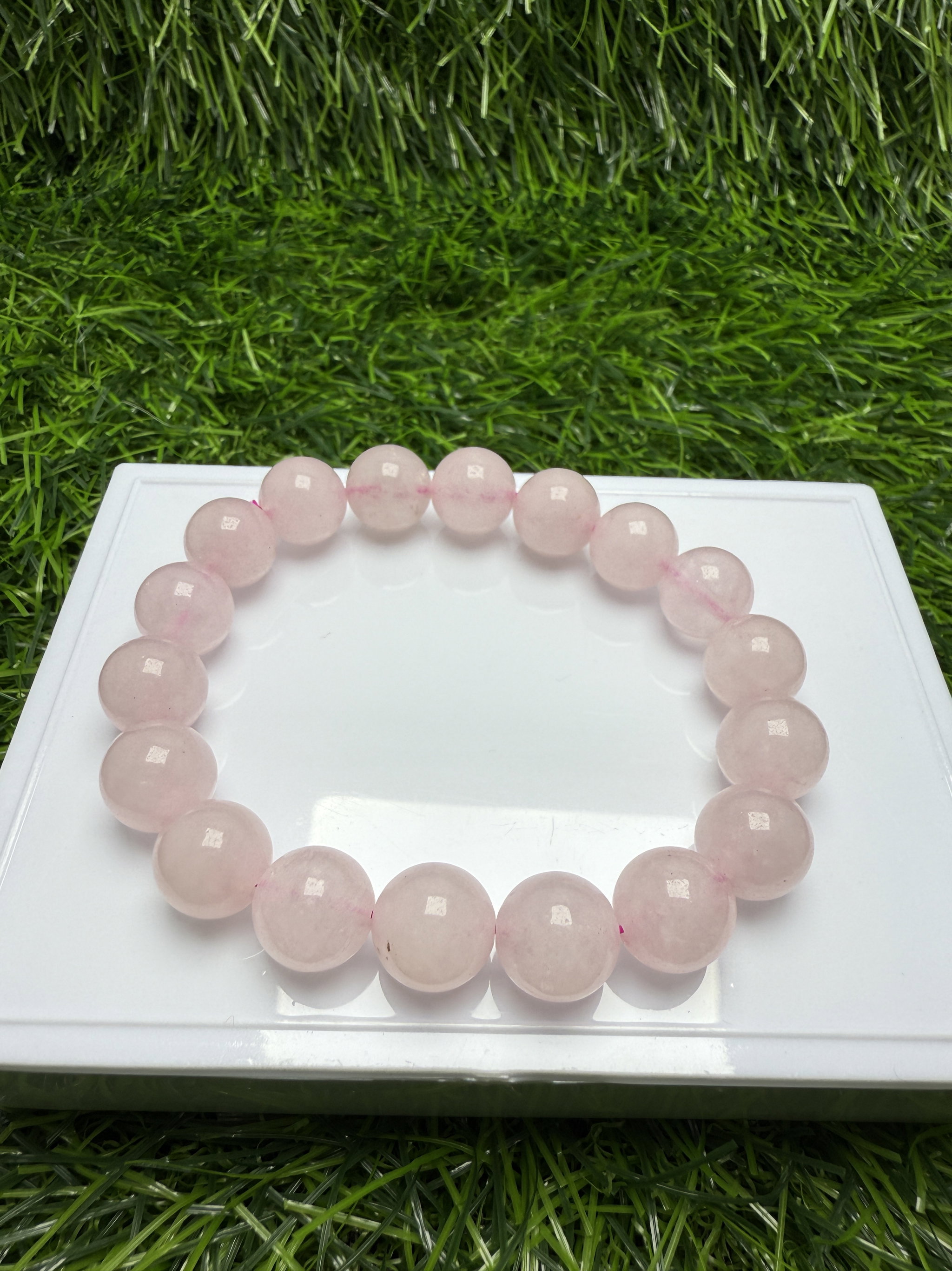 Natural Rose quartz Bracelet _3