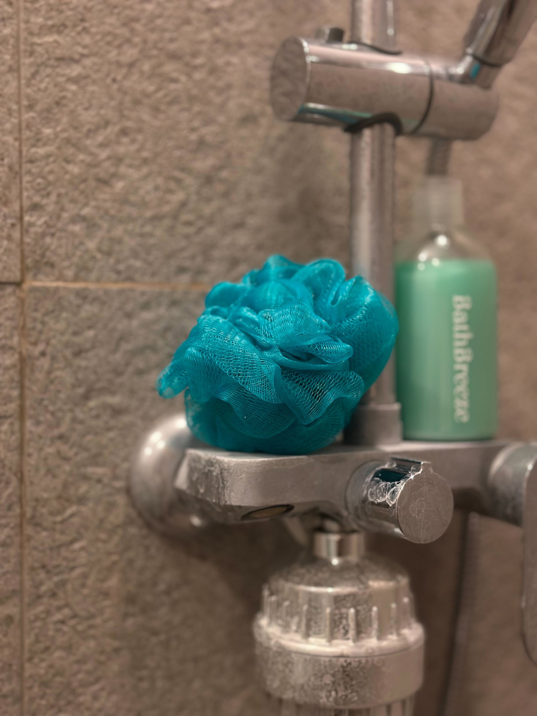 BathBreeze Shower Puff - Daily Shower Foamtastic - Evening Green_0
