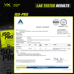 VITAXTRONG ISO-PRO Whey Isolate (5lbs / 2.3kg) | 27g High Protein, Zero Sugar, Zero Fat, Hydrolyzed [VX]
