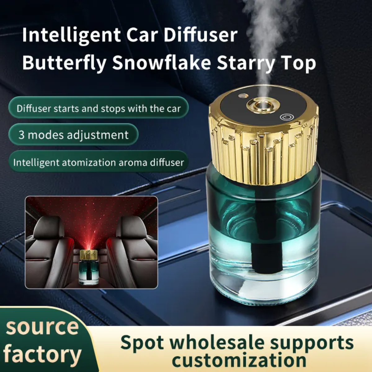 Portable Rechable Smart Car Diffusor_3