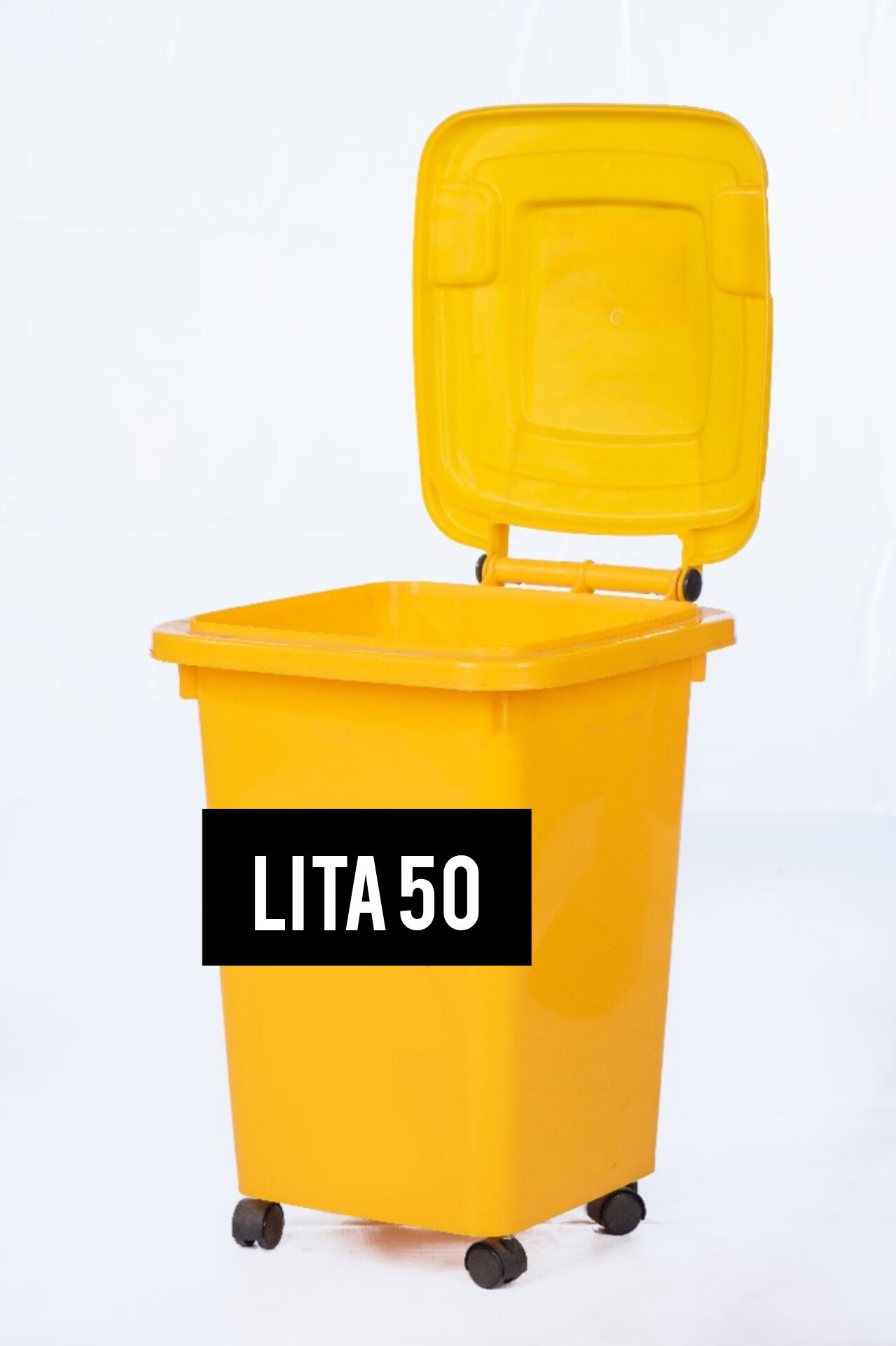 PLASTIC DUSTBIN 50 LITRES WITH 4 WHEELS WITHOUT PEDAL_0