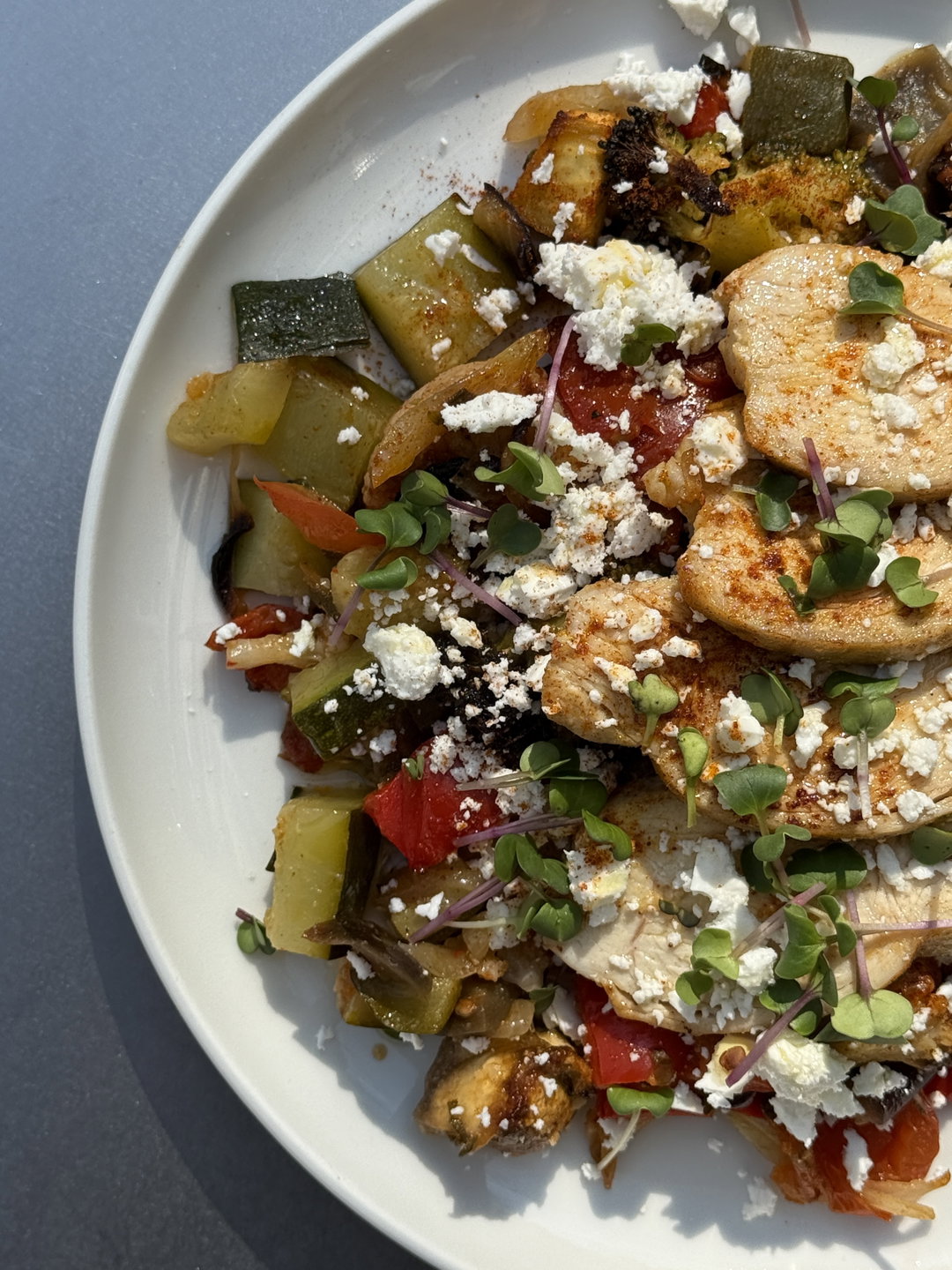 Ratatouille with Chicken Breast