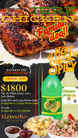 Jerk Chicken Family Deal 