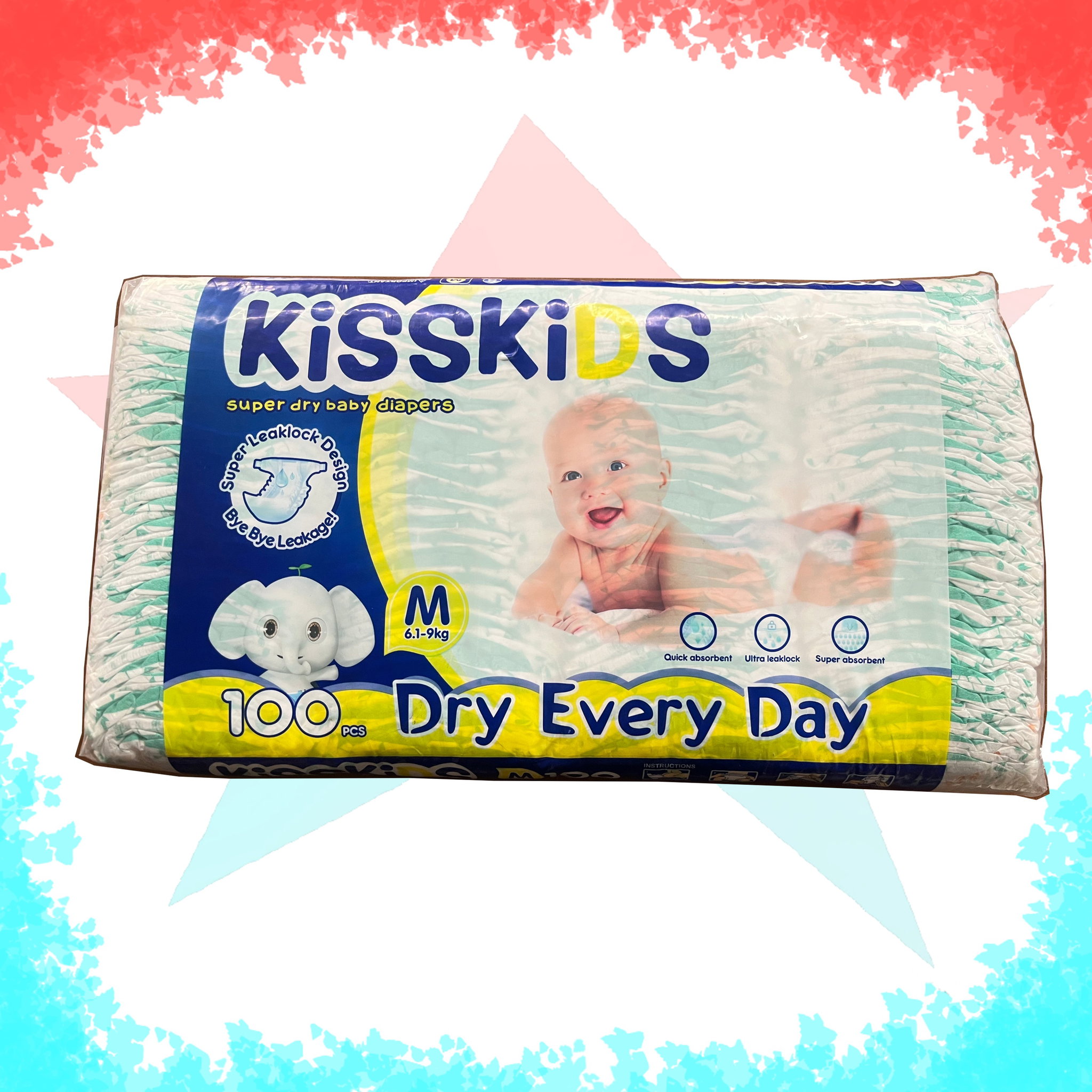 Kiss Kiss diapers (x100)_0