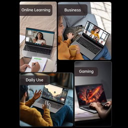 Laptop for students office 