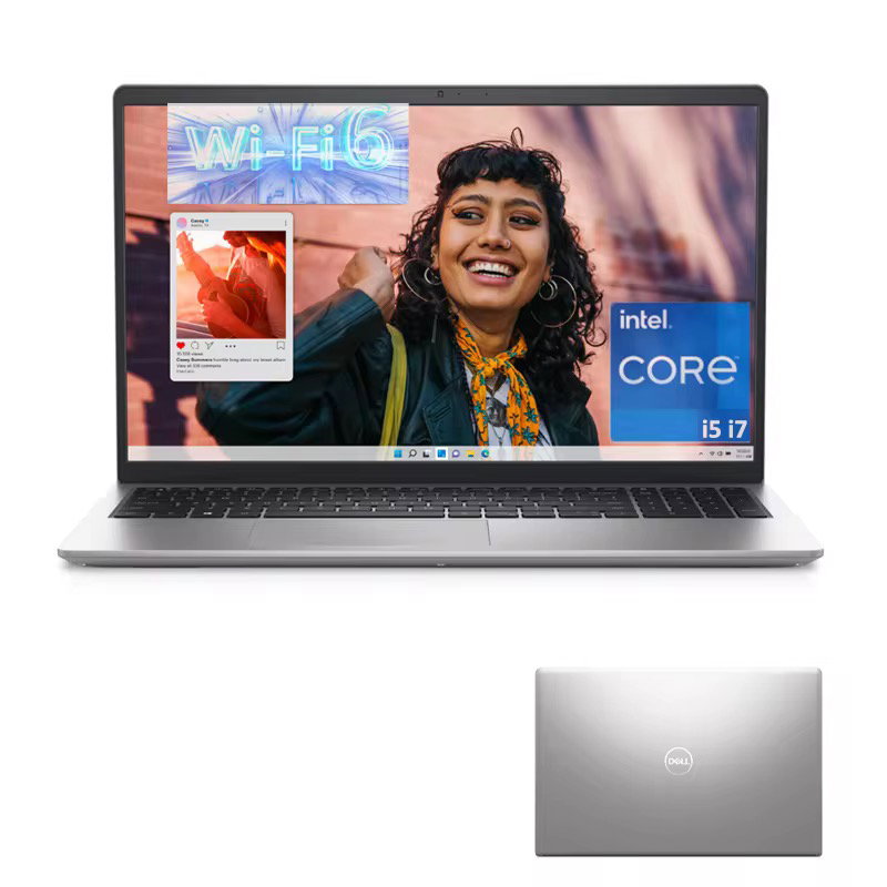 Laptop Dell inspirion 3530：Gen13 i5-1334U /120Hz/silver  16GB 512G SSD FOB have stock original and brand new condition