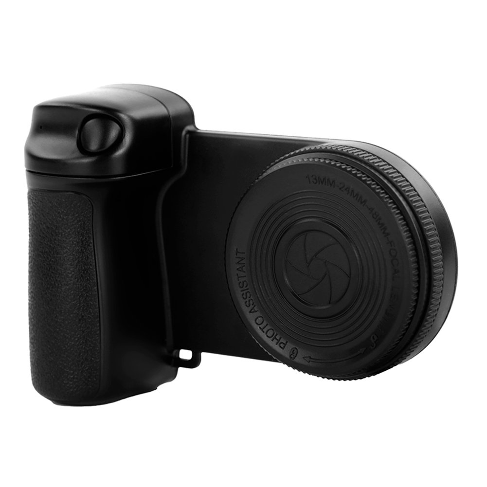 Poignée de Caméra pour Téléphone Mobile, Support d'Appareil Photo Intelligent avec Déclic à Distance Magnétique Amovible, Aimants Rotatifs 360°, Lumière Selfie, Facile pour la Diffusion en Direct_4
