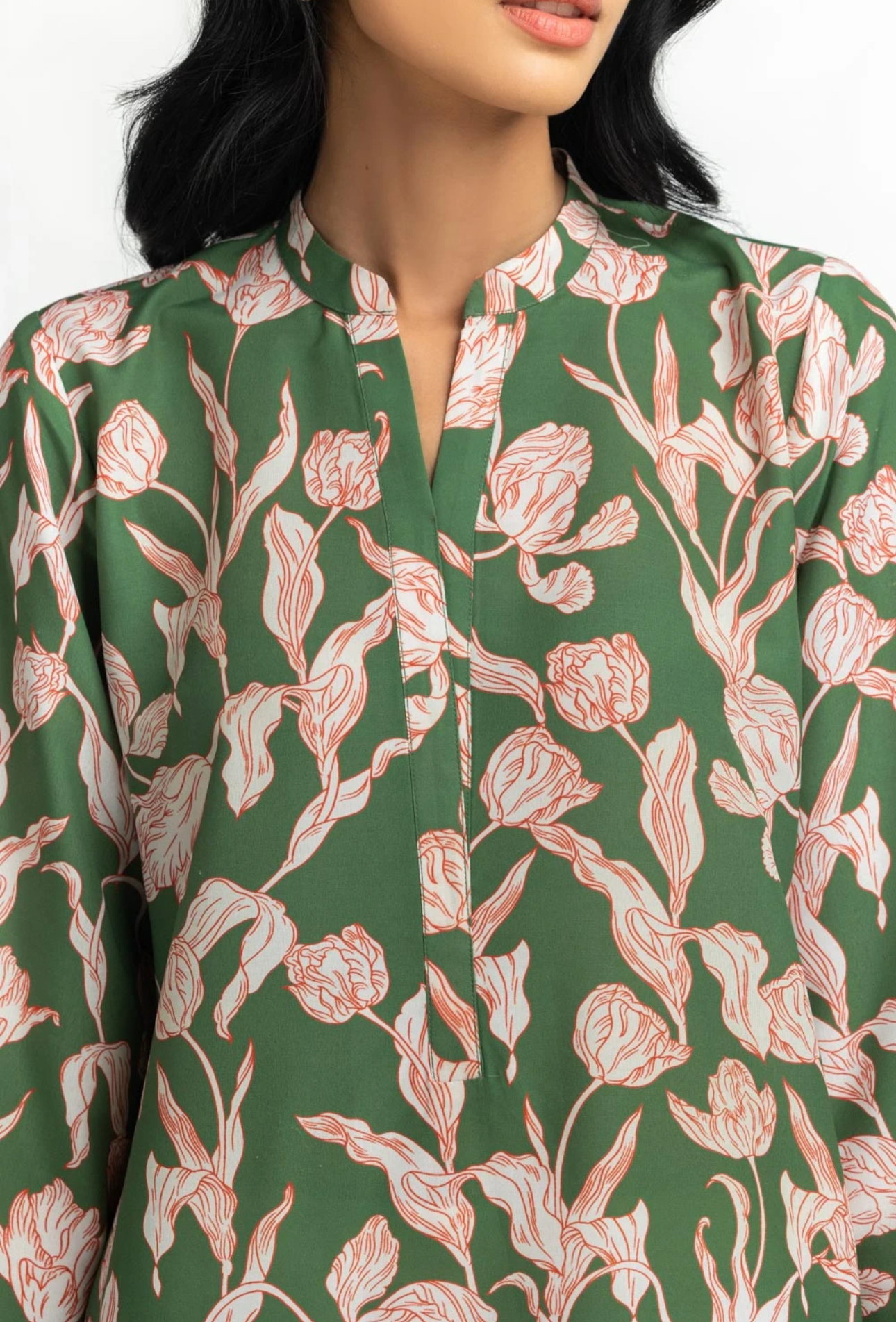 Poly Cambric Printed Shirt IPS-44499_1
