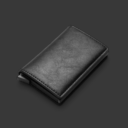 RFID Blocking Auto Pop-up Credit CardHolder (Black)