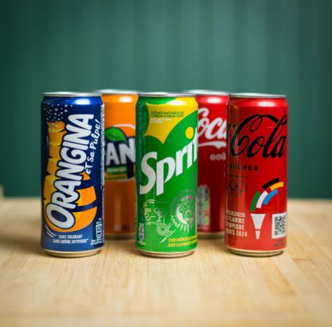Boissons soft (Coca, Fanta, Sprite…)