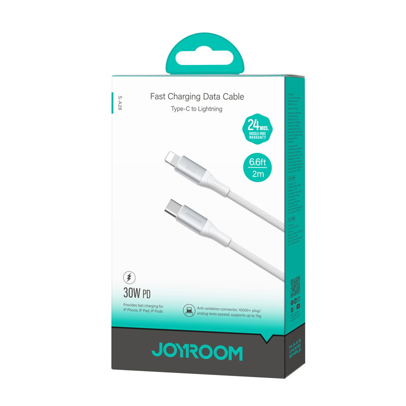 Type C to Lighting Cable A28 2M White