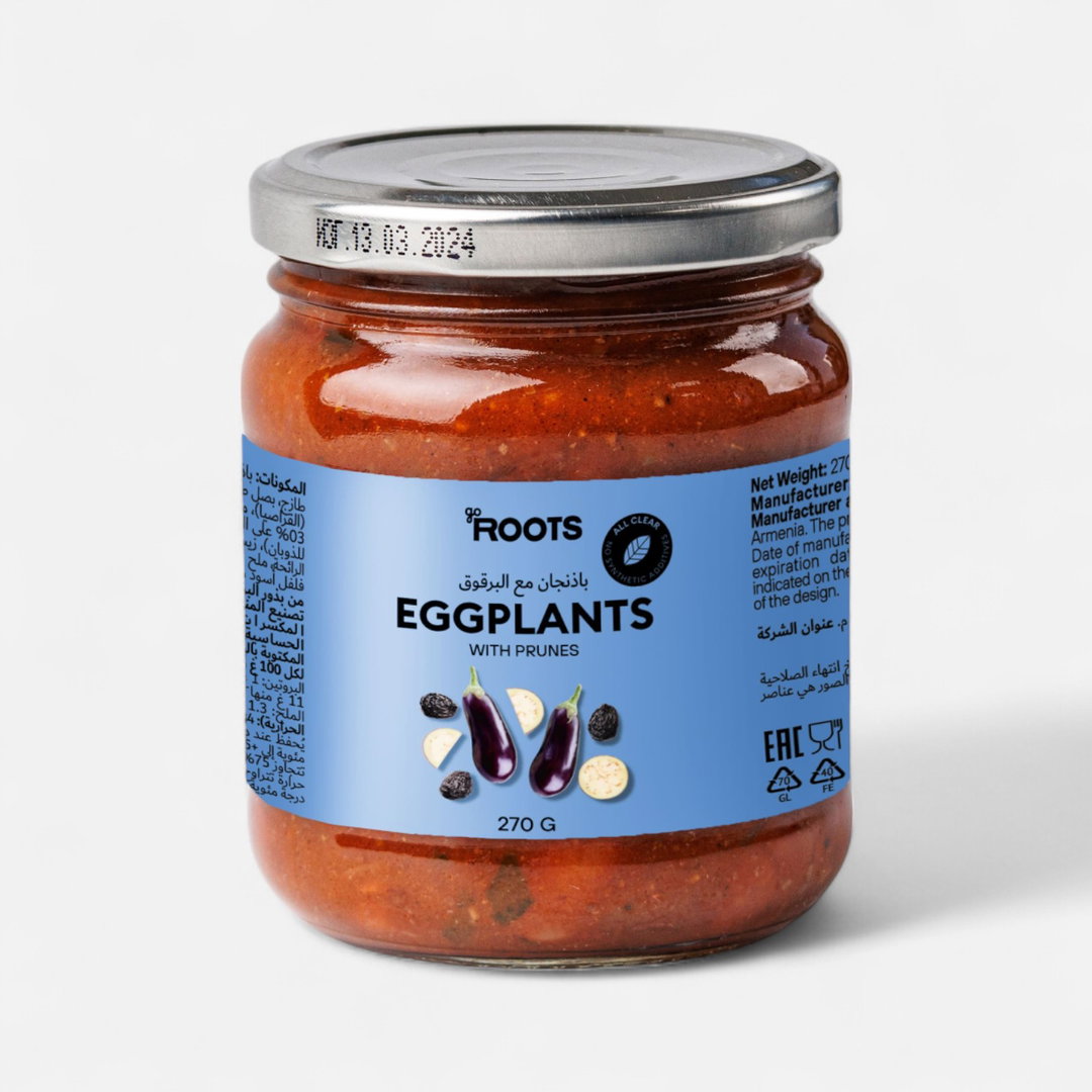 Roots Eggplants with Prunes 270g