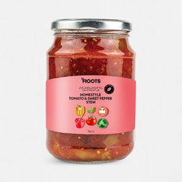 Roots Homestyle Tomato & Sweet Pepper Stew 750g
