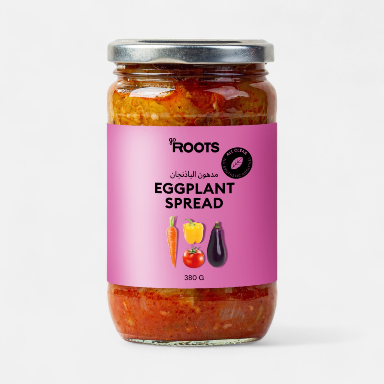 Roots Eggplant Spread 380g_0