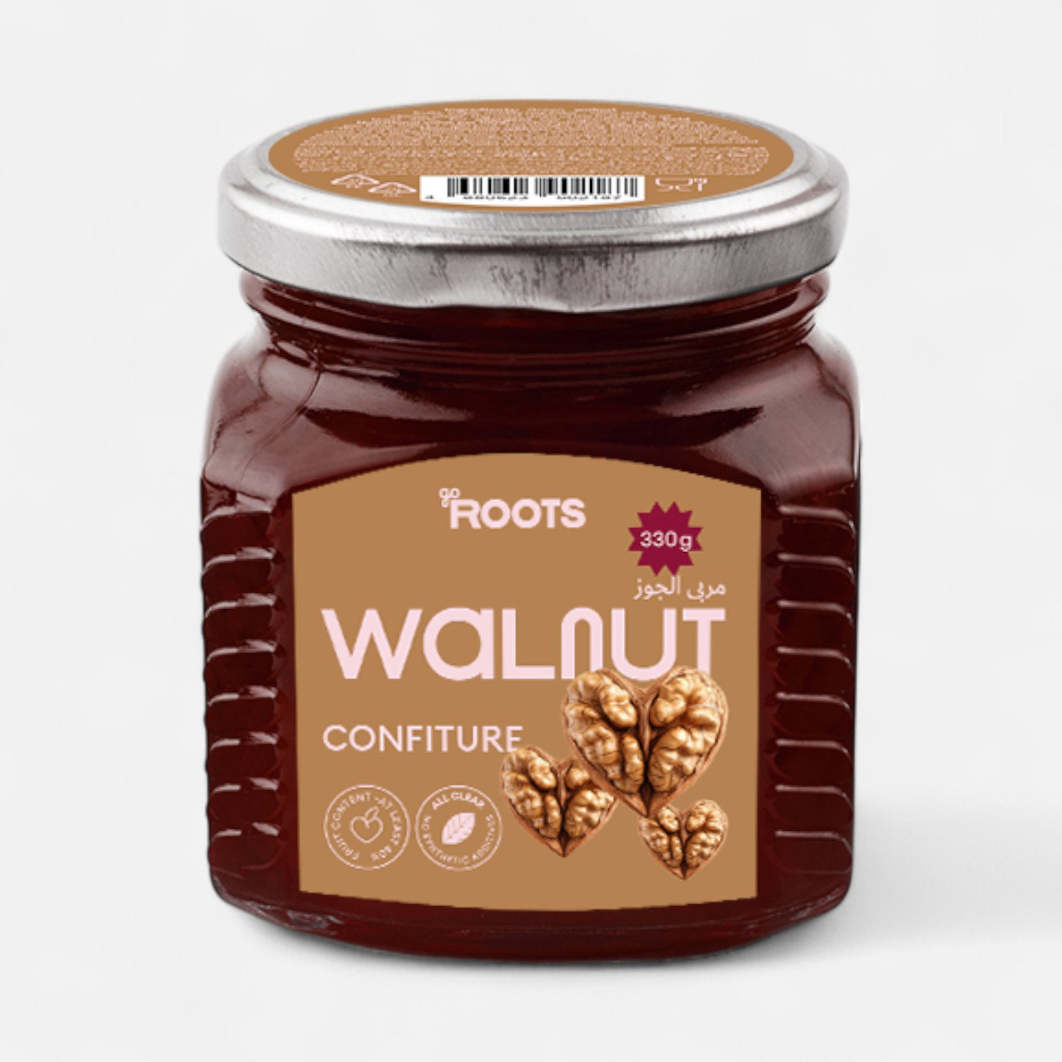 Roots Walnut Confiture 330g_0