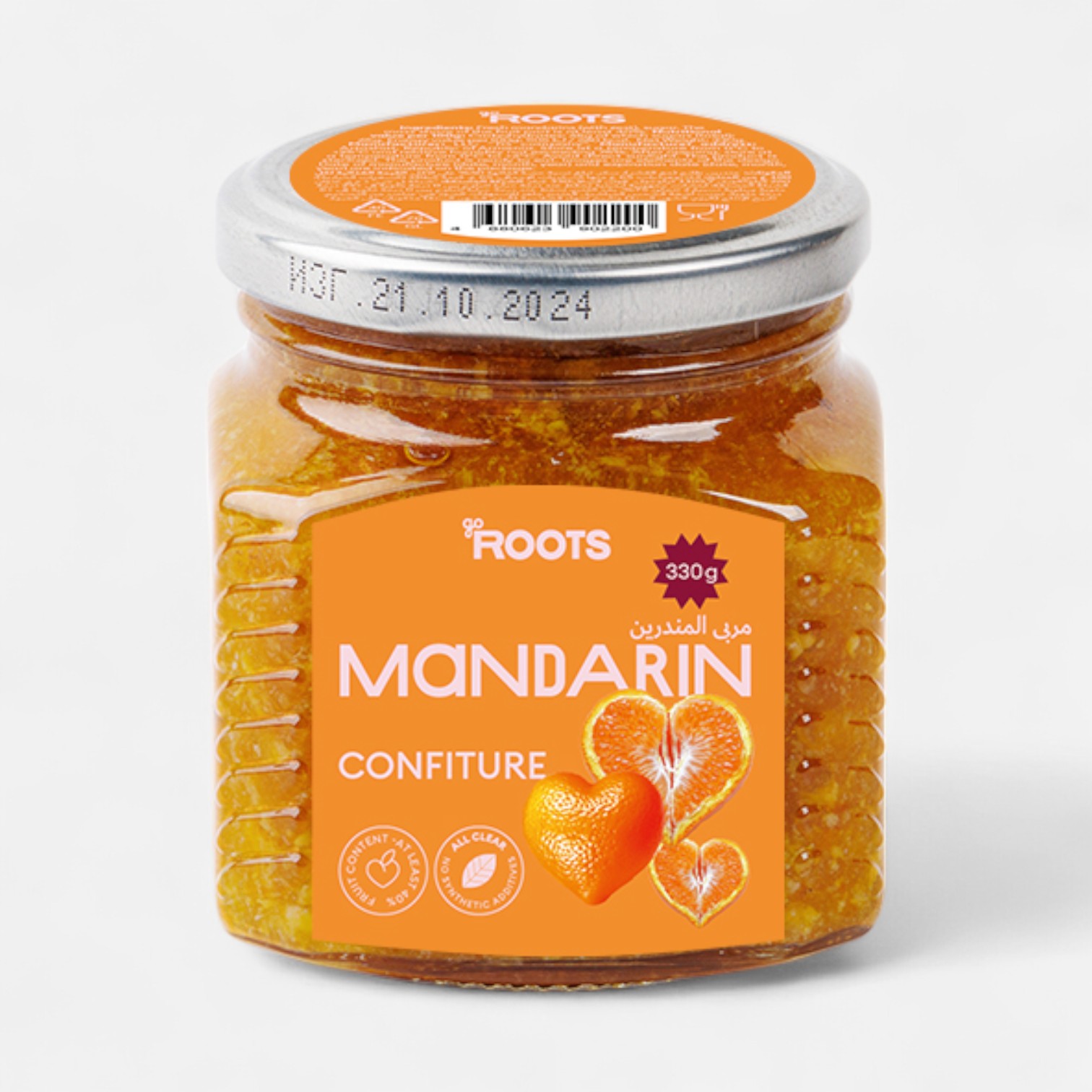Roots Mandarin Confiture 330g_0