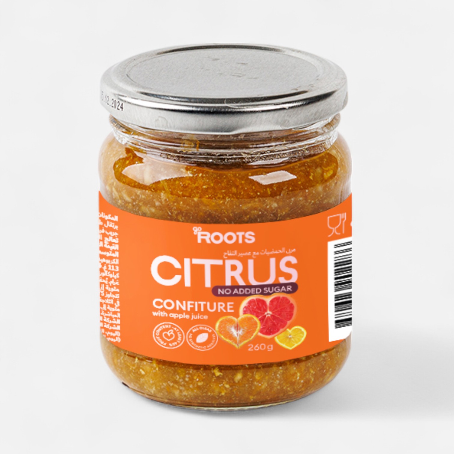 Roots Citrus Confiture with Apple Juice 260g_0