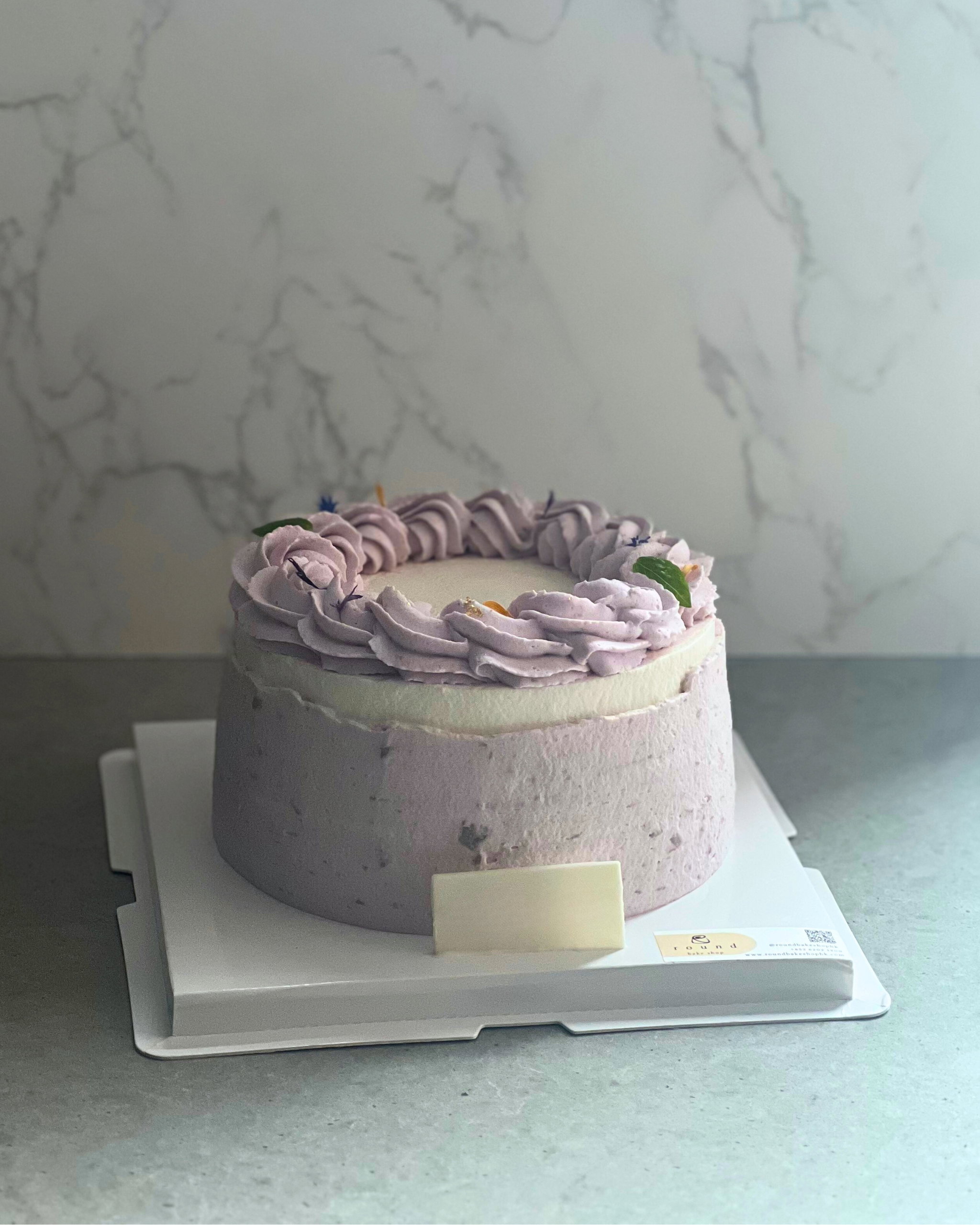 Taro Sponge Layered Cake | 芋頭海綿蛋糕_1