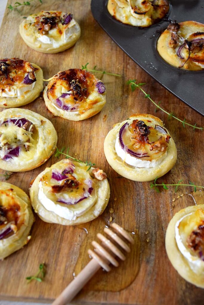 Mini pizza miel Chèvre (x10)