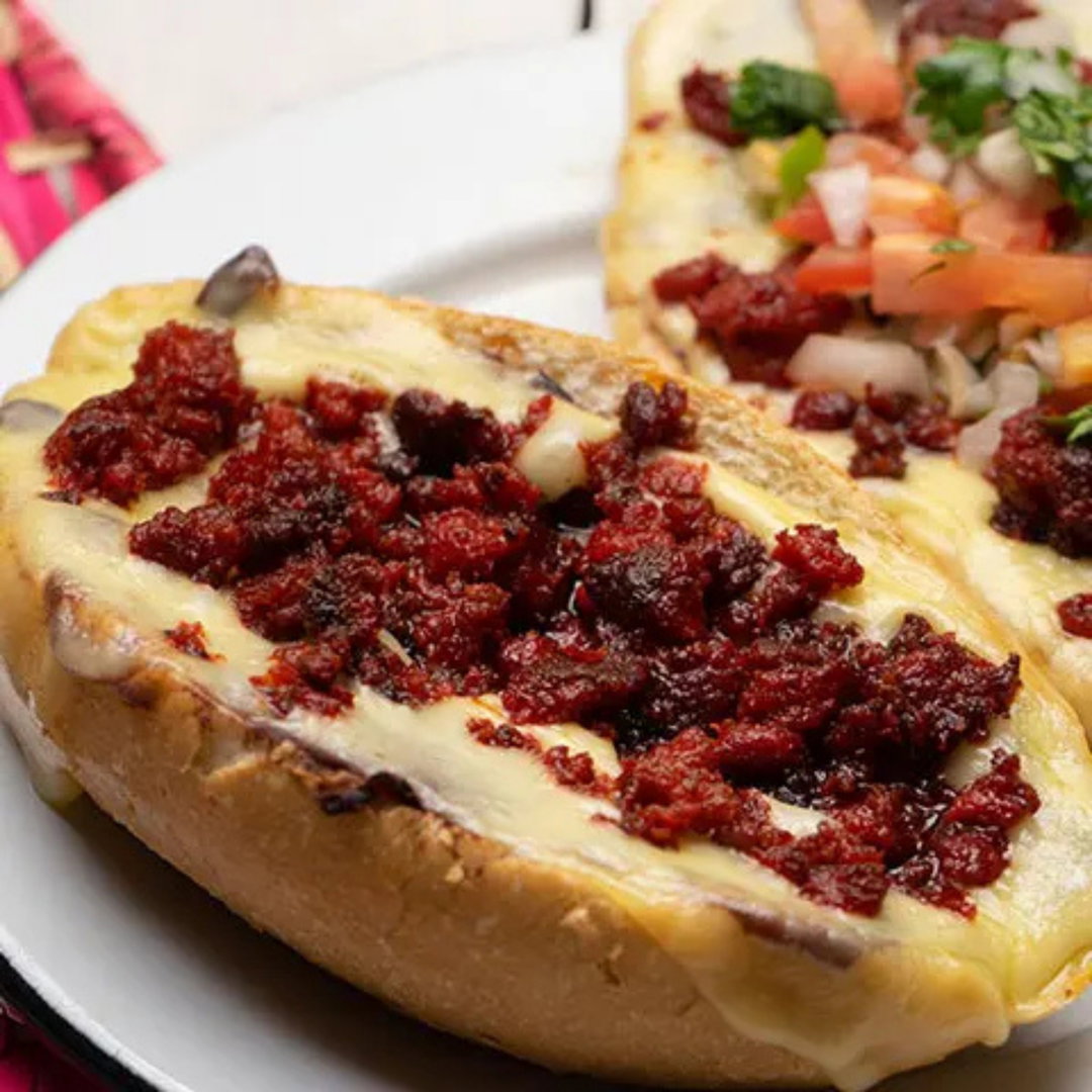 Molletes con Proteina