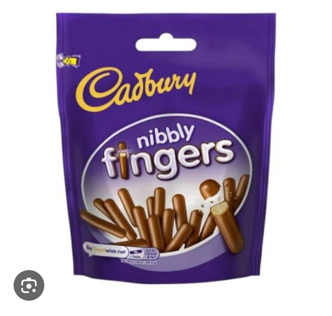 Cadbury Nibbly Fingers 125g