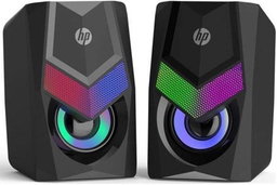 Coluna HP DHE-6000 com LED com efeito dinâmico Resposta de frequência 150 Hz-20 KHz Conexão de 3,2 mm e controle de volume USB em cabo multicolorido