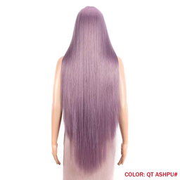 Hot Selling Straight Wave HD Transparent Synthetic Lace Front Hair 38 Inch Ombre Lace Front Wig Cosplay Blonde Lace Front Wig