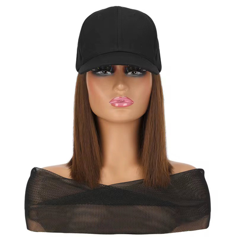 Factory Wholesale with Good Price of Hat Wigs for the Beauty Daily Dress up for Different Style_1