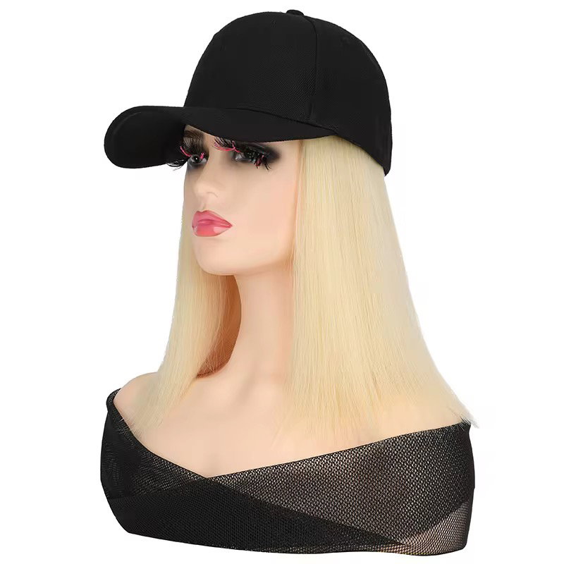 Factory Wholesale with Good Price of Hat Wigs for the Beauty Daily Dress up for Different Style_2
