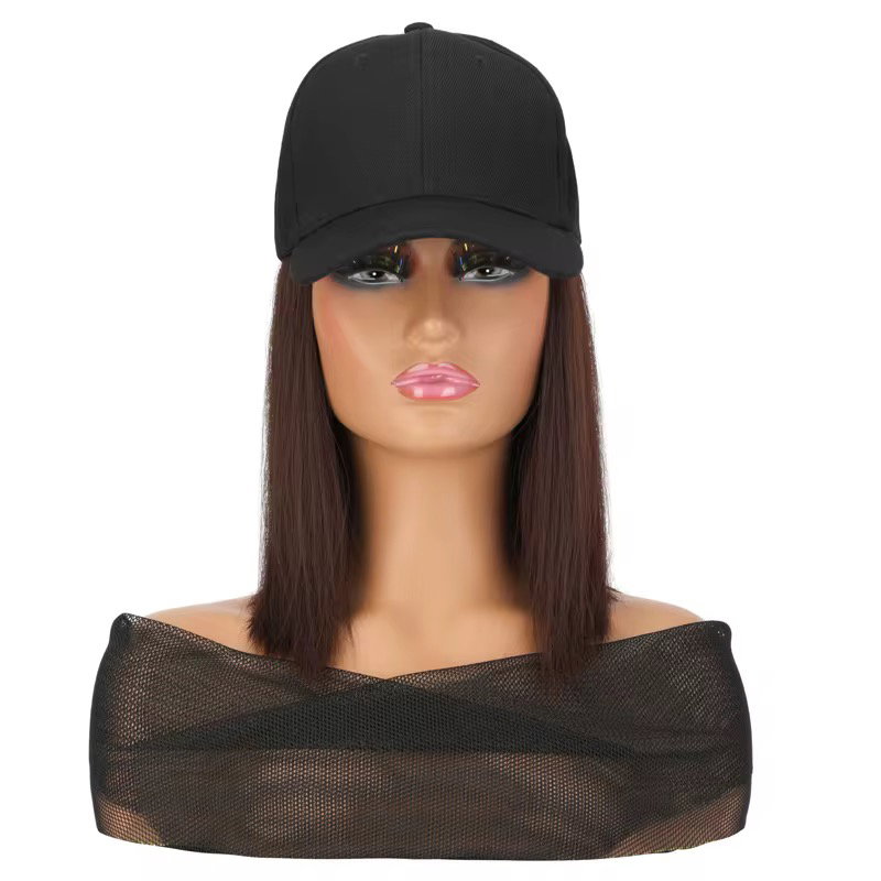 Factory Wholesale with Good Price of Hat Wigs for the Beauty Daily Dress up for Different Style_3