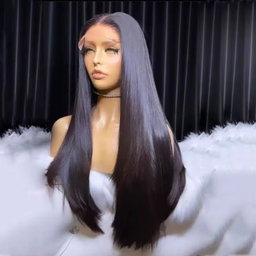 Real hd Lace Raw Vietnamese Super Double Drawn Human Hair Wigs Transparent Lace Front Sdd Vietnam Bone Straight Hair Wig