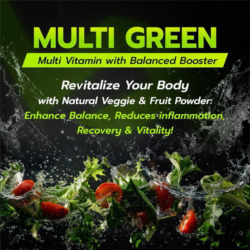 VITAXTRONG™ Multi Green (30 Servings) | Complete Multivitamin with Fruits, Veggie Extracts & Antioxidants • Daily Digestive & Recovery Support [VX]_8