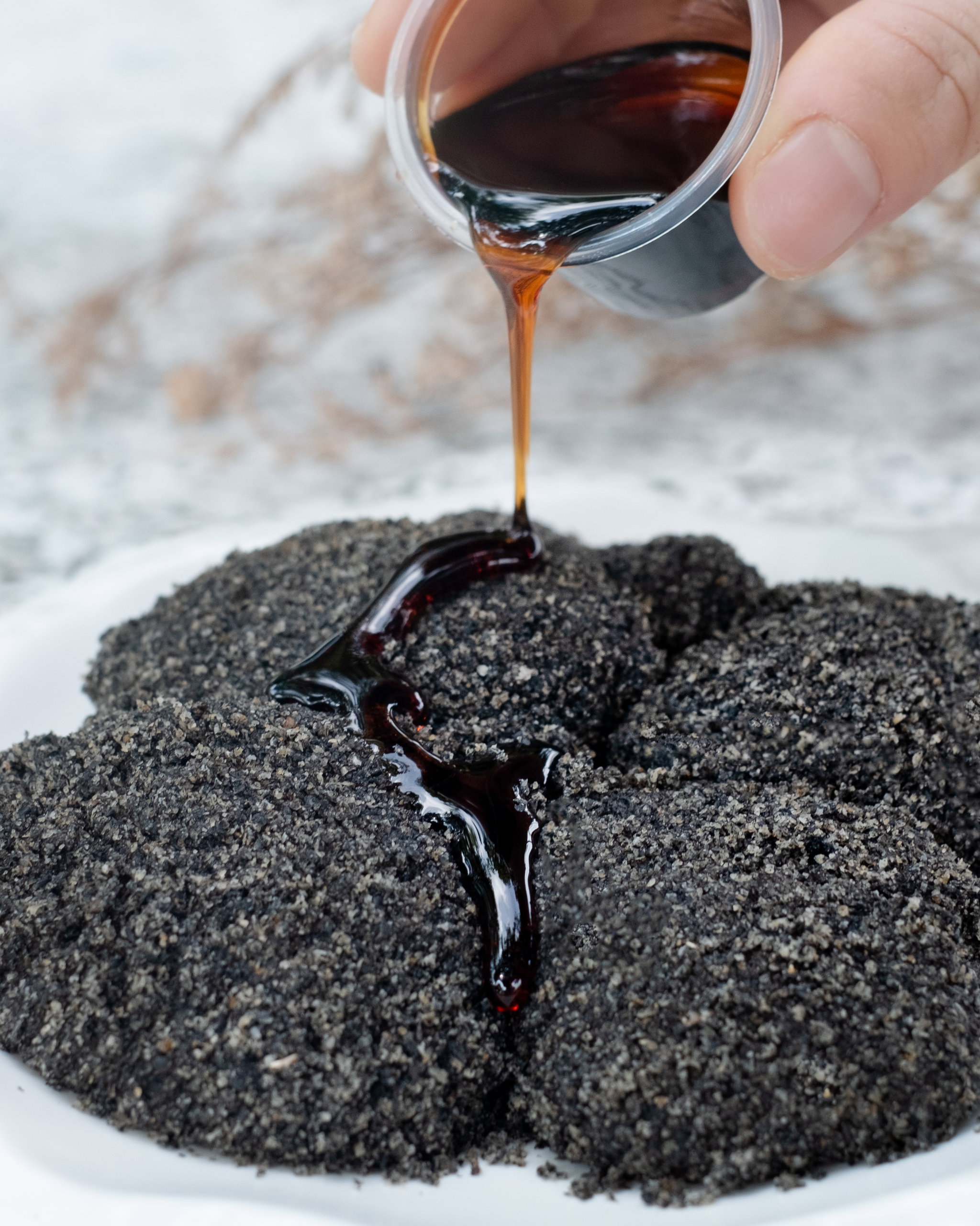 Black Sesame Warabimochi (5 Large Pieces)_1