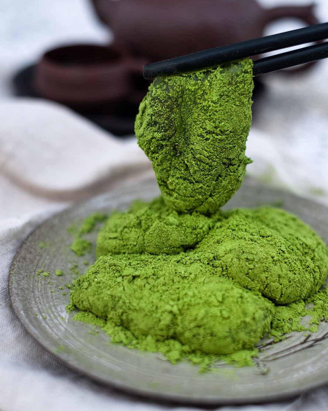 Uji Matcha Warabimochi (5 Large Pieces)