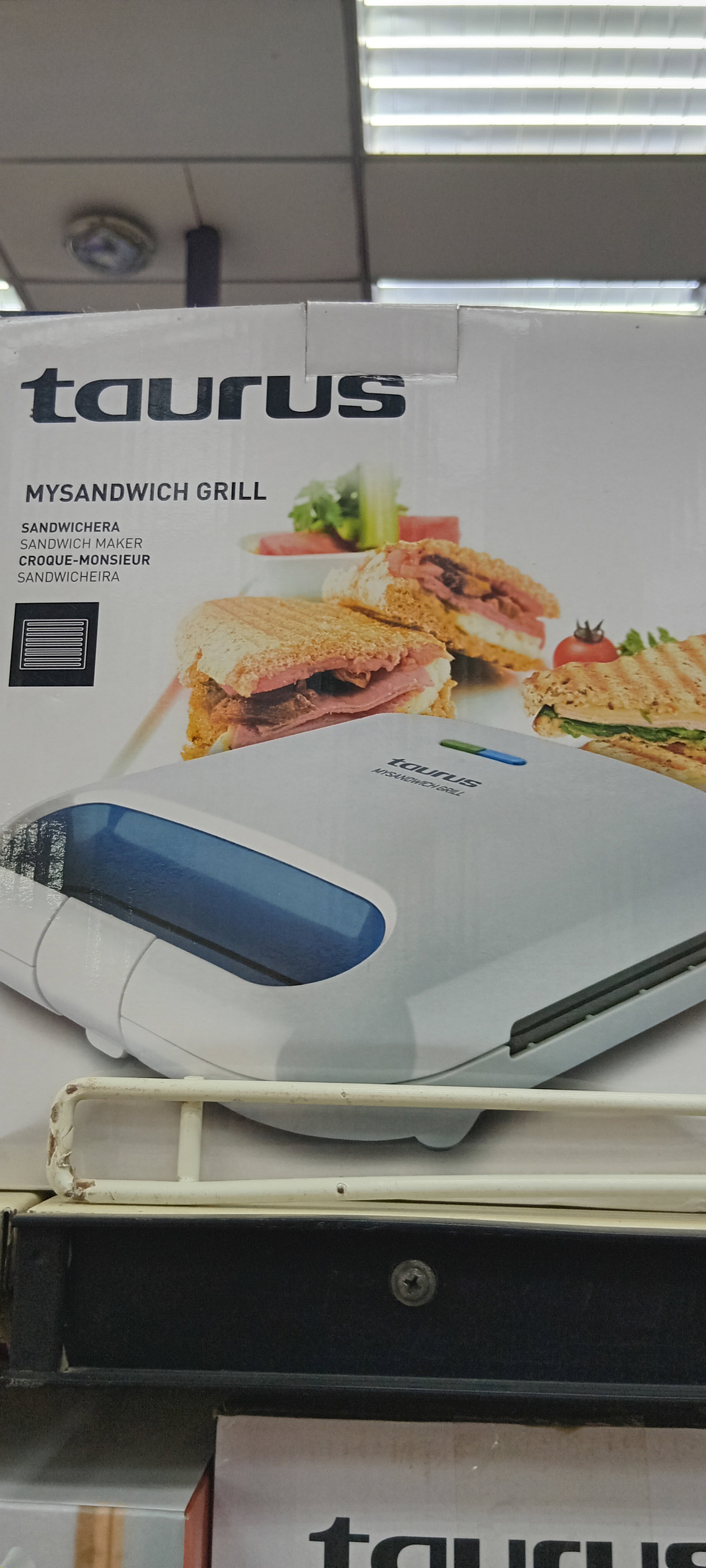 Taurus Sandwich Maker Grill 800W_0